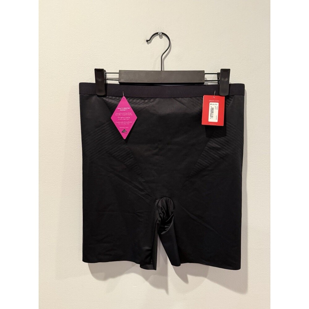 NEW Spanx Thinstincts 2.0 Girl Short Shapewear XL Black Stretch Travel Vacation